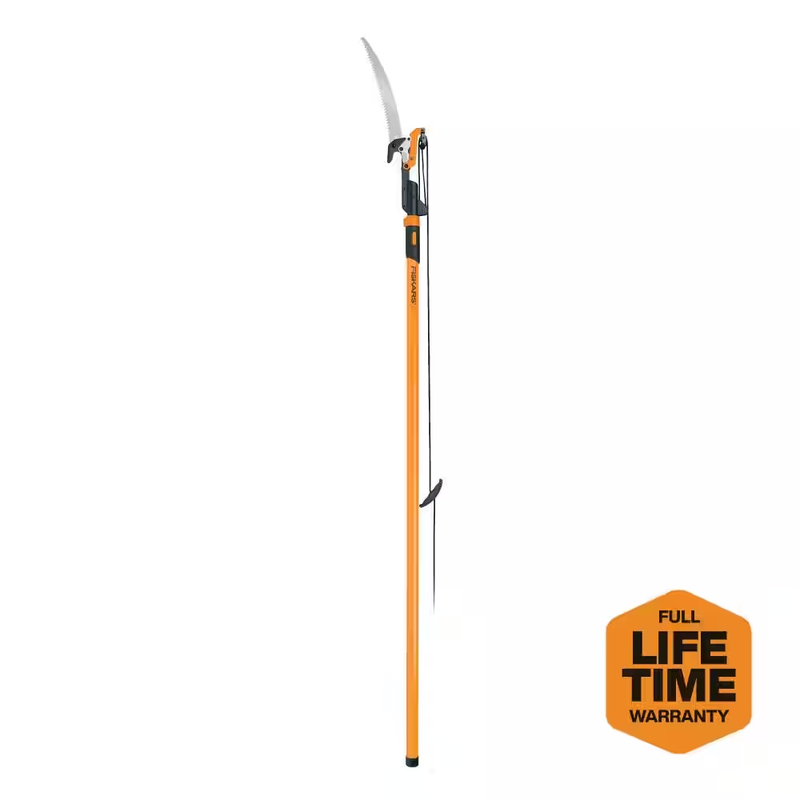 1-1/8 In. Cut Capacity Steel Saw Blade 15 In. Fiberglass Pole 14 Ft. Tree Pruner