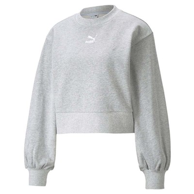 Толстовка Puma Classics Puff Sleeve Crew Neck Женская Серая 531616-04