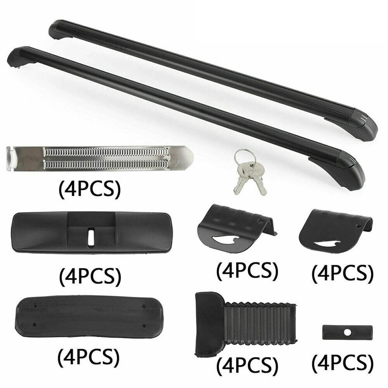 Car Roof Rack Cross Bar 43.3" Luggage Carrier Lock For Subaru Legacy Sedan 05-23