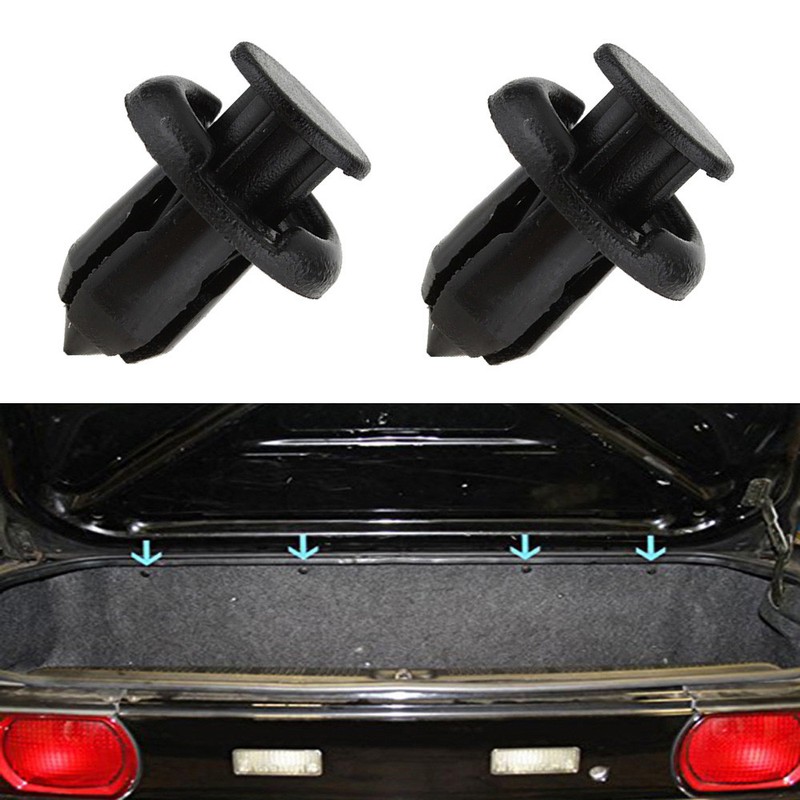 50Pcs Car Fastener Clips Bumper Inner Fender Rivets Push 8x8.2mm For Toyota Hot
