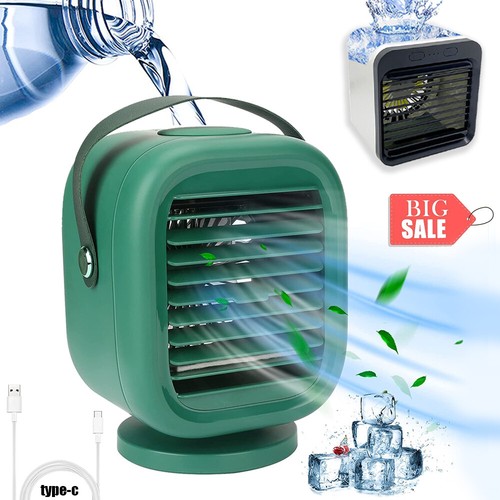 Fan Humidifier Personal Portable Usb Air Cooler Air Conditioner