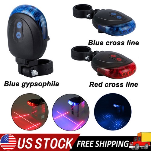 Light Rear Tail Flashing Safety Warning Lamp Night