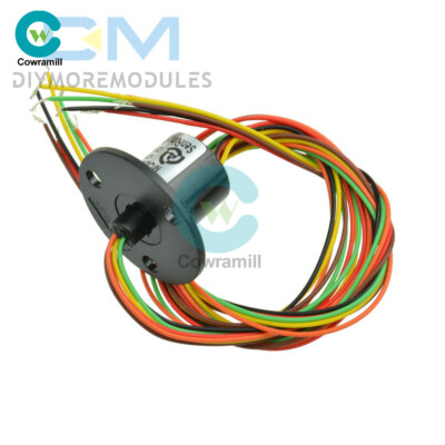 6 Wires Circuits Capsule Slip Ring 12.5mm 300Rpm / 22mm 250Rpm 240V For Monitor