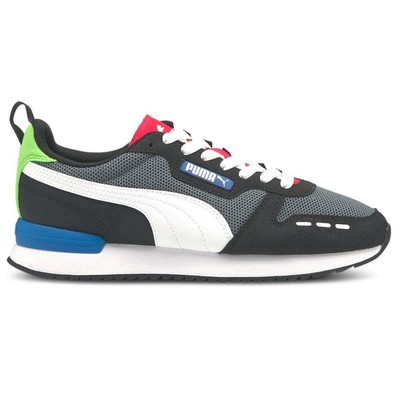 

Мужские черные, серые кроссовки Puma R78 на шнуровке повседневная обувь 37311740, Black;grey, Puma R78 Lace Up