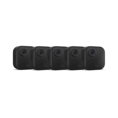 Blink Outdoor 4 (4th Gen) Battery Powered 5 Camera System - Black Brandnew