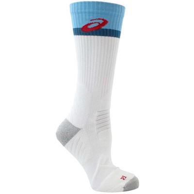 

Носки ASICS Athlete Crew Женские синие, белые спортивные ZK2463-0880, Blue;white