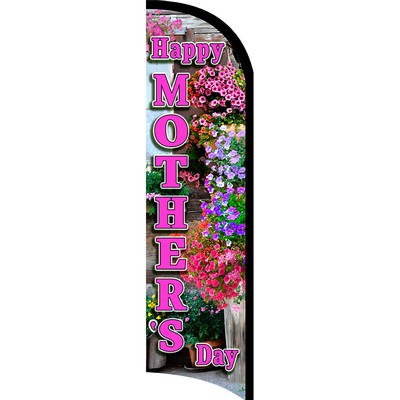 Mother's Day Premium Windless  Feather Flag Bundle (Complete Kit) OR Optional Re