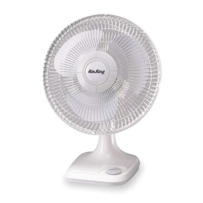 AIR KING 9102 Desk Fan,3 Speeds,12'' Blade Dia. 4DA35