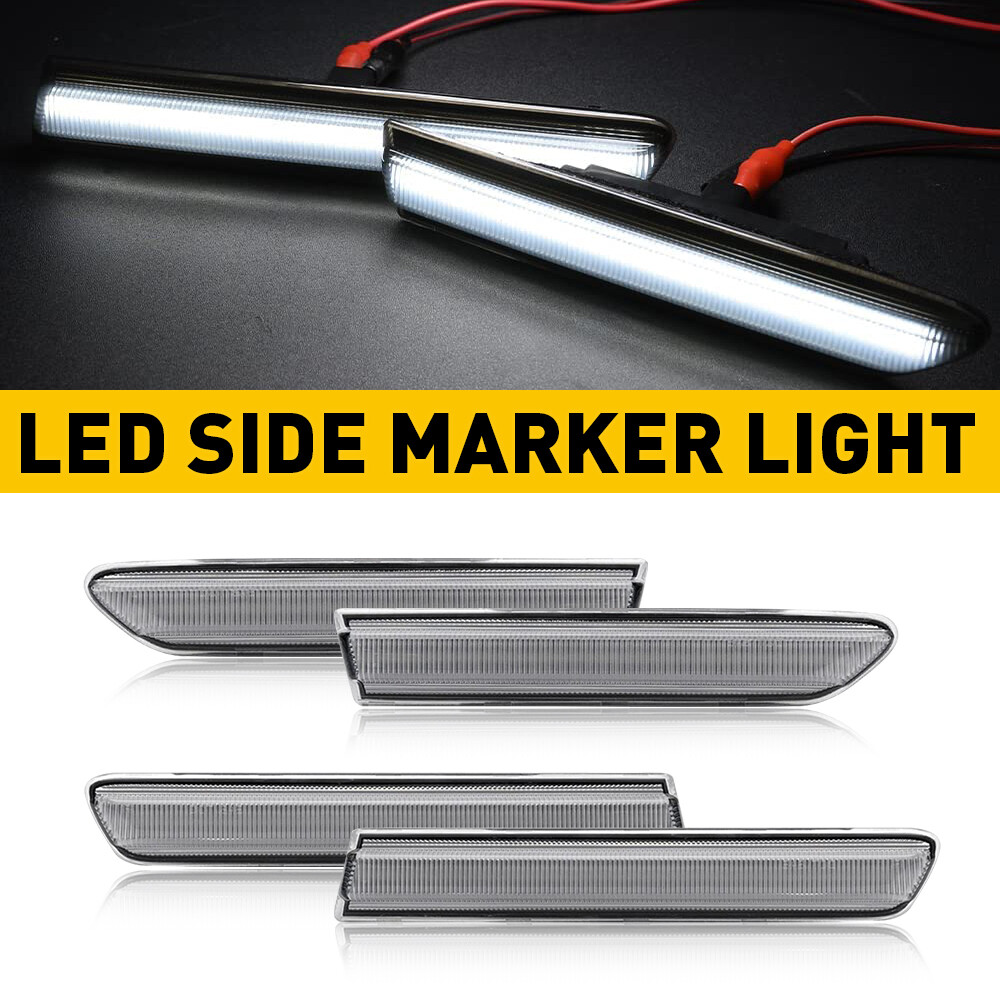 LED Front Rear Fender Side Marker Lights For 2004-2008 Acura
