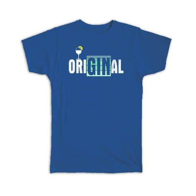 Gift T-Shirt : Original Cocktail Gin Tonic Lovers Poster Art Decor Mothers Day