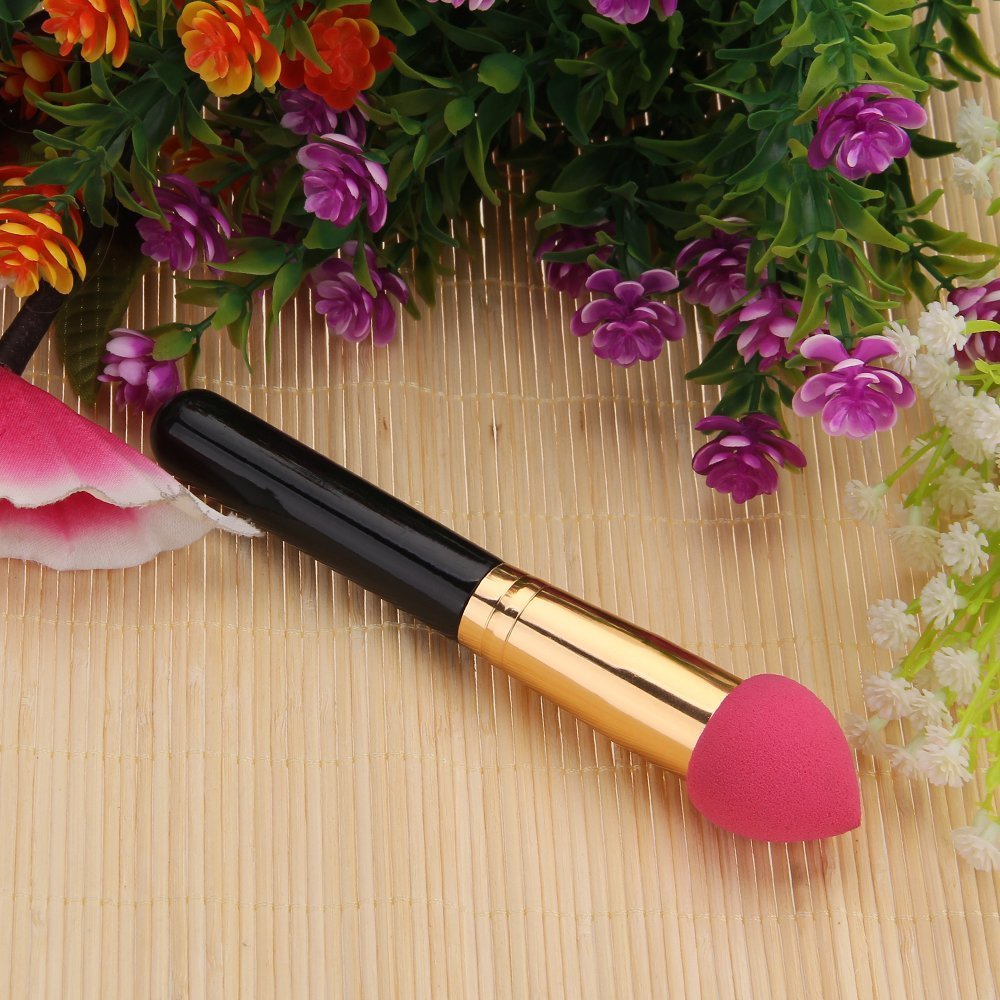 Pennello Spugnetta Spugna Trucco Fondotinta Make Up Viso Occhi Donna dfh