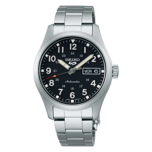 Pre-owned Seiko 5 Sports " Mid Field" Automatic Mechanical Watch Srpj81k1 Usus