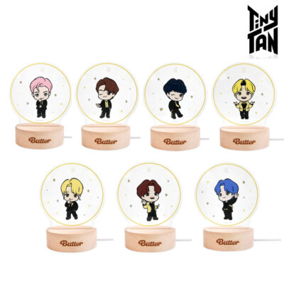 BTS TinyTAN Official Authentic Acrylic Mood Light Butter Ver +Tracking Number