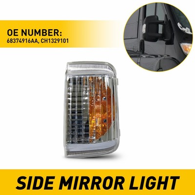 68374916AA Mirror Turn Signal Lights Passenger Right Side Hand for Ram ProMaster