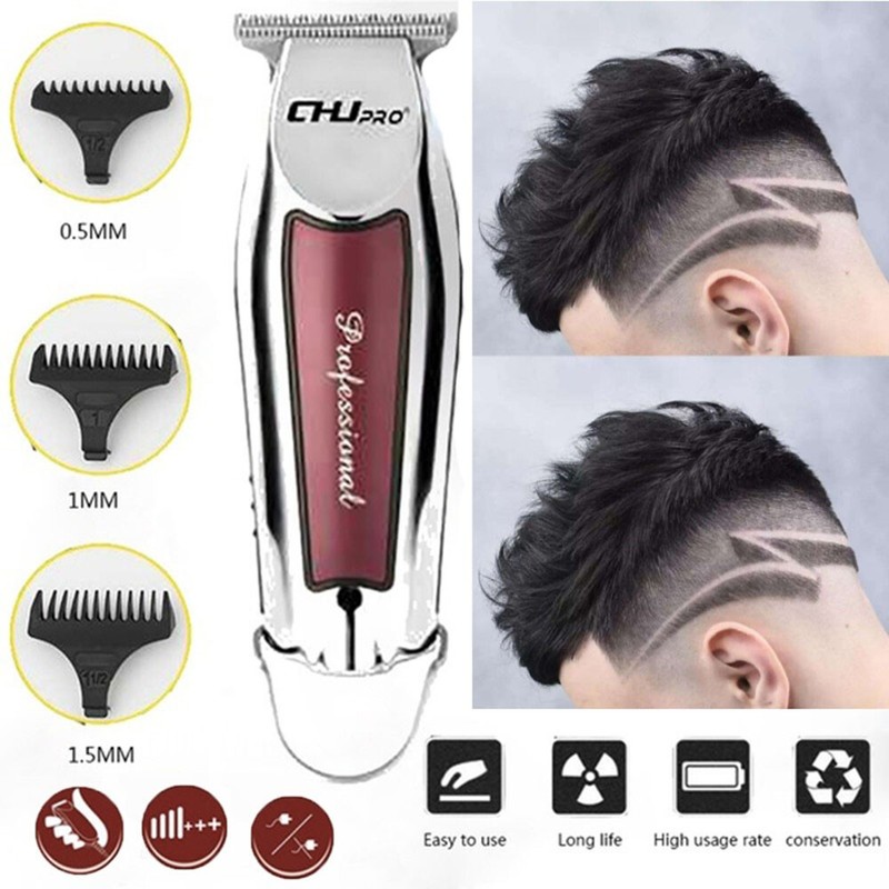 Details About Electric Salon Haircut Cutter Cordless Corded Hair Clipper Trimmer Styling Tool