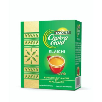 Tata Tea Chakra Gold ELAICHI -Cardamom Refreshing Flavor -100 Gram -Free Ship