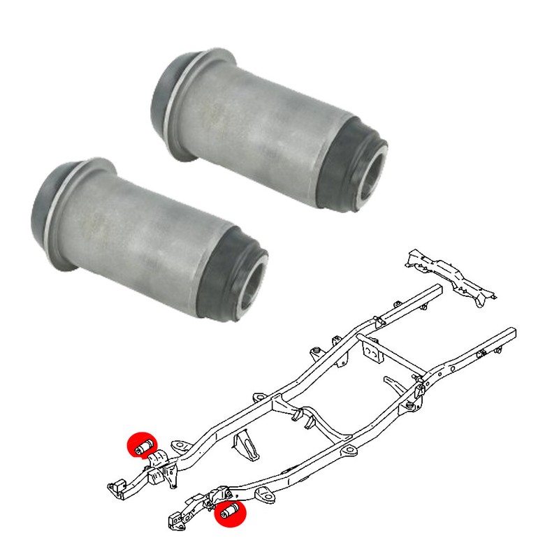 Silentblocs Des Bras Avant Pour Ford Ranger, Mazda Bt-50, B2200, B2500