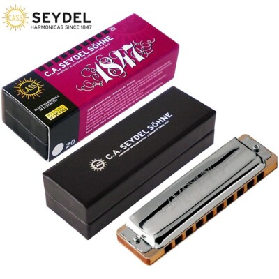 Seydel Blues 1847 Classic Richter Diatonic Harmonica Key of Eb Made In Germany