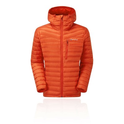 Pre-owned Montané Montane Herren Featherlite Daune Jacke Winterjacke Top Orange Sport Outdoor