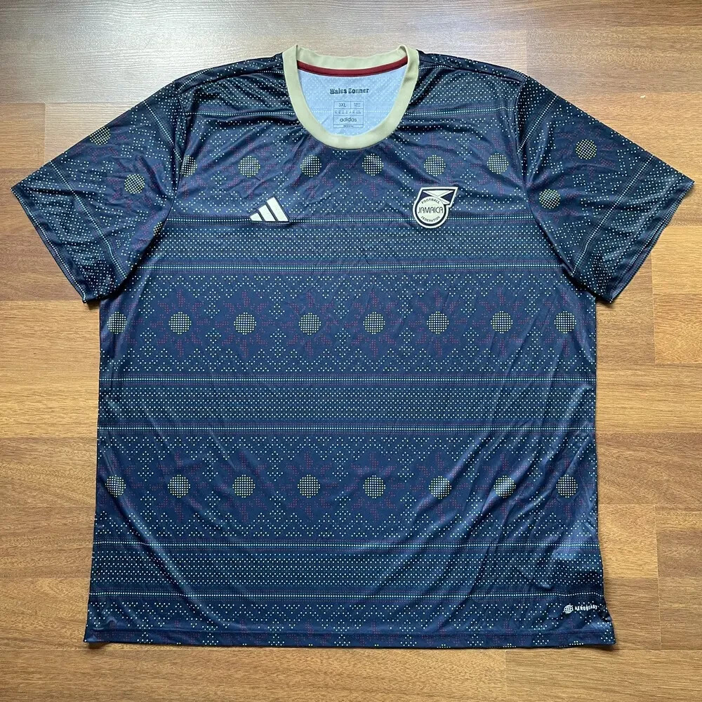 JAMAICA x WALES BONNER ADIDAS 22/23 SOCCER PRE MATCH JERSEY