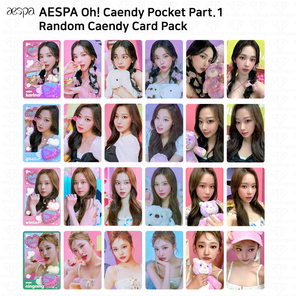 aespa caendy pocket 未開封 セット トレカ ラントレ aespa エスパ caendy pocket 未開封 ラントレ トレカ セット