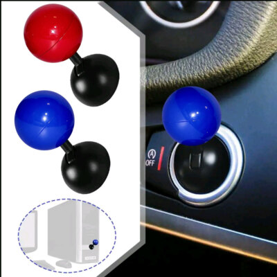 Car One Click Start Button Rocker Car Engine Start Stop Lever Starter Cover