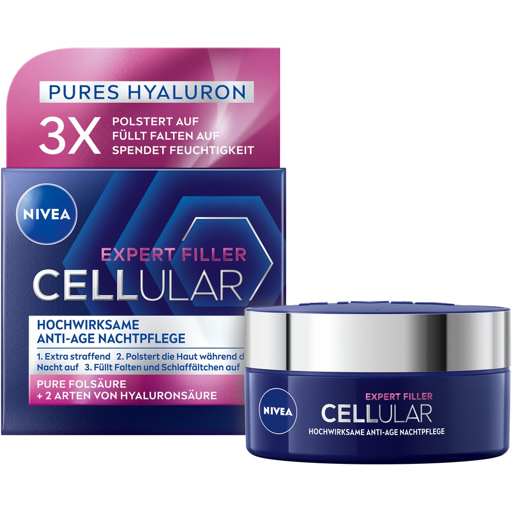 NIVEA CELLULAR Expert Filler & Epigenetics Tagespflege Nachtcreme und Serum - Bild 8 von 9