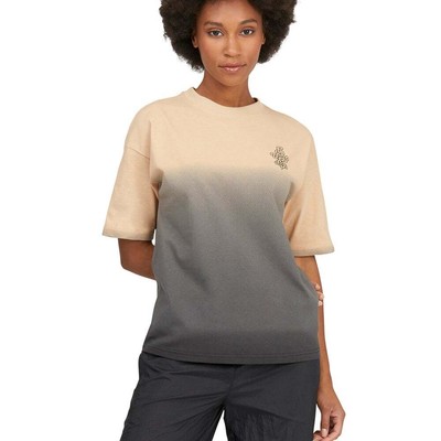 

Женские бежевые повседневные топы Puma X Pronounce Graphic Crew Neck с коротким рукавом, Бежевый