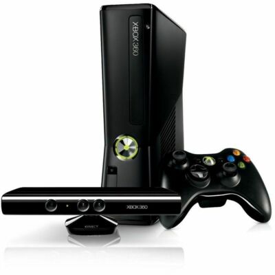 Microsoft Xbox 360 S Slim 4GB Console Bundle Kinect