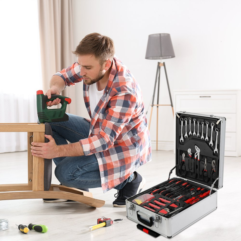Household Auto Repair Hand Tools Set Mixed Mechanic Toolbox Storage Case 799 PCS
