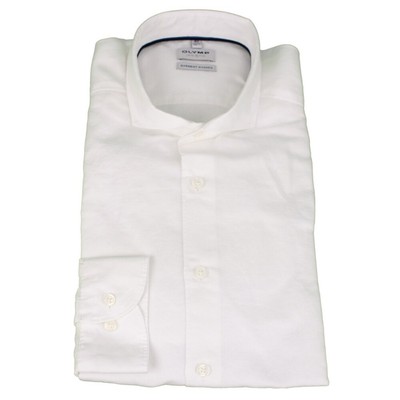 Olymp Level Five Men Linen Shirt White 208854 00