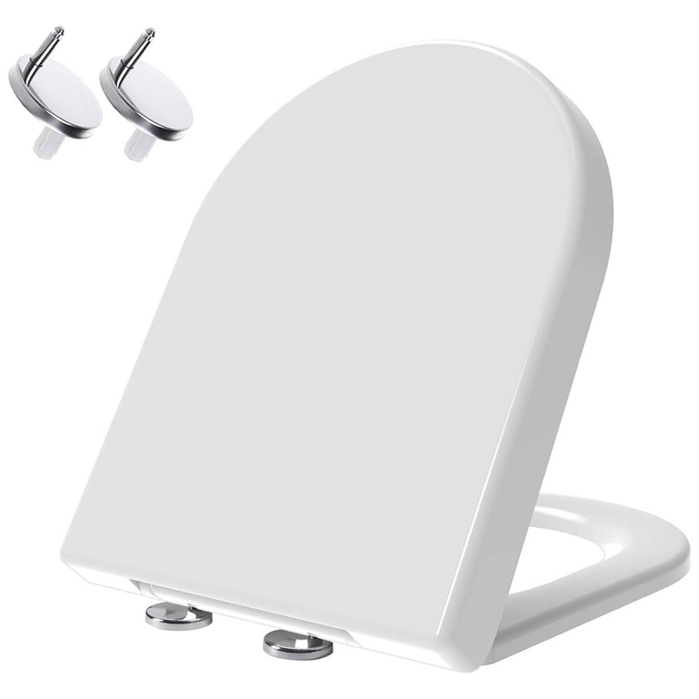Heavy Duty White Soft Close Top Quick Release Hinges