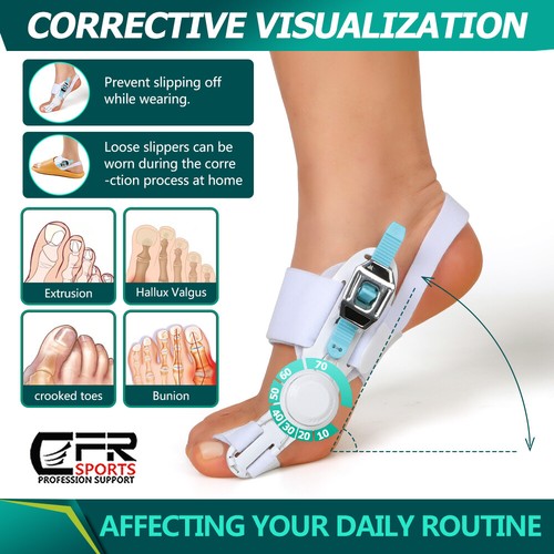 CFR Hallux Valgus Pain Support Big Toe Orthopedic Bunion Straightener Corrector