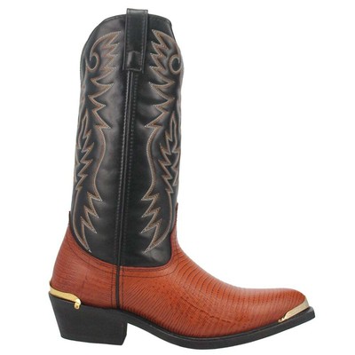 Мужские коричневые классические ботинки Laredo Atlanta Croc Pointed Toe Cowboy 68086