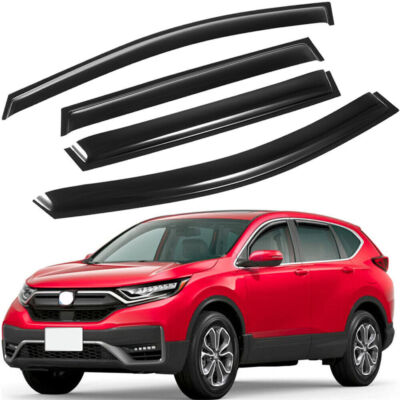 For 2017-2021 Honda CRV CR-V 4PCS Window Visor Vent Sun Rain Guards Deflector