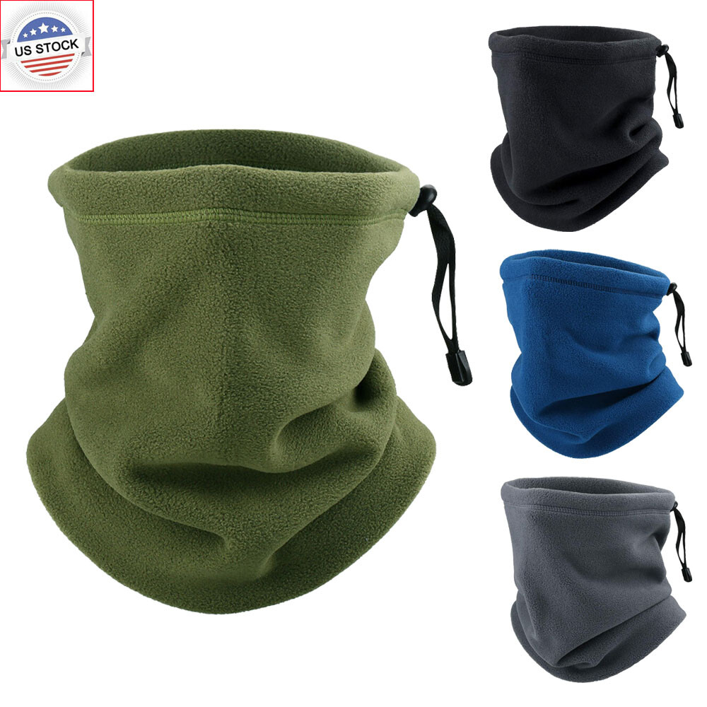 Polar Fleece Military Neck Gaiter Warmer Cold Weather Cover Scarf Guard Neckwear