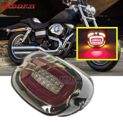 LED Tail Light w/Turn Signals For Harley Road King Street Glide Dyna Switchback