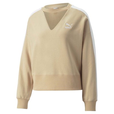 

Женский бежевый свитер с круглым вырезом и длинным рукавом Puma T7 53707067
