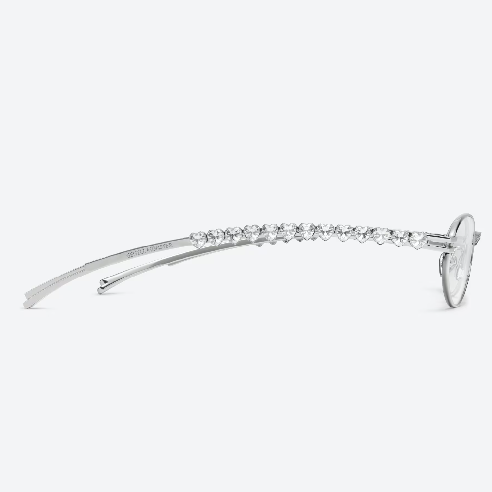 Pre-owned Gentle Monster X Jennie Jentle Salon Barrette 02silver Metal Clear Dstwi61kt3ji
