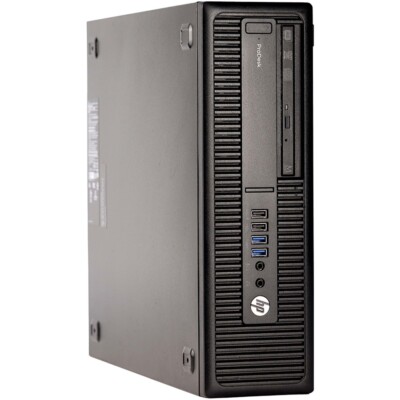 HP Windows 10 Home Desktop Computer PC 8GB RAM 500GB HDD Wi-Fi DVD/RW
