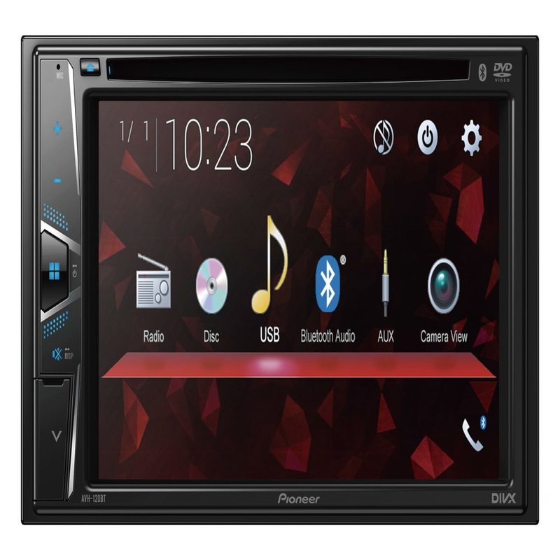 PIONEER AVH-120BT 6.2" Double Din Car Stereo DVD USB Bluetooth Radio NEW Gift