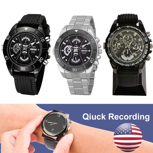 NEW 1080P Watch Camera Smart Wristband Video Voice Recorder Mini Hidden Cam US