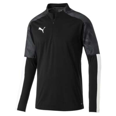 

Puma Cup Training 14 Mock Neck Long Sleeve Zip Top Mens Size  Athletic 656016, Черный, Puma Cup Training 14 Mock Neck Long Sleeve Zip Top