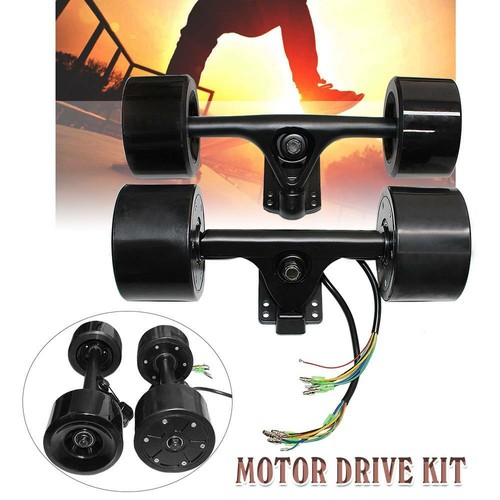 90mm Powered Dual Hub Motor Drive Kit For DIY Electric Skateboard Longboard 36V