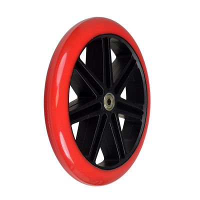 200 mm Wheel for the Razor A5 Lux Kick Scooter, Red Wheel Black Hub