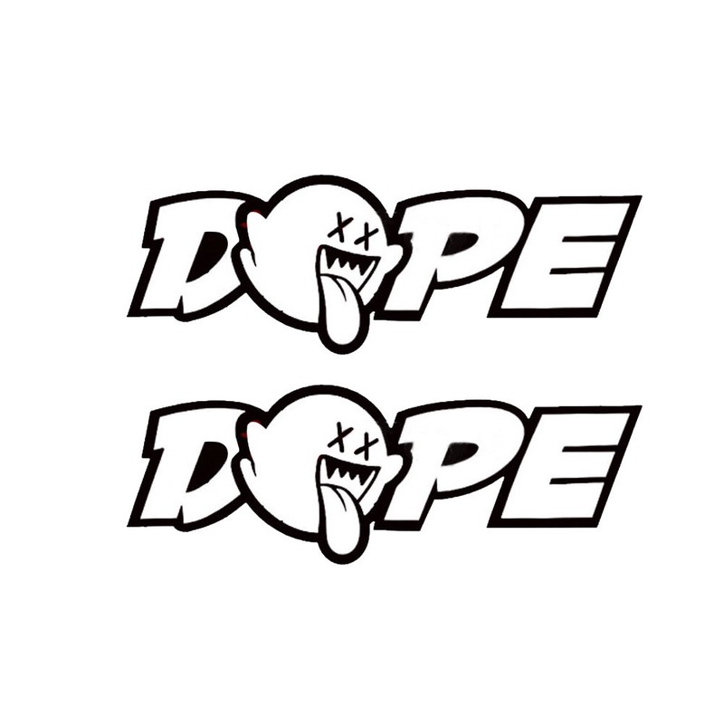 1x The JDM Dope Custom Car Truck Window Drift Illest Vinyl Decal Sticker jv