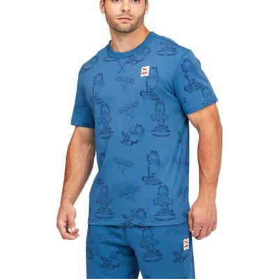 

Puma X Garfield Aop Graphic Crew Neck Футболка с коротким рукавом Мужская размер  Повседневная футболка, Синий, Puma X Garfield Aop Graphic Crew Neck Short Sleeve T-Shirt