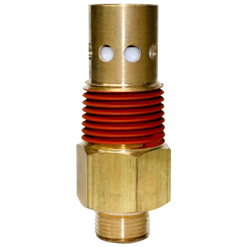 Powermate Check Valve 1/2in NPT x 3/8in Tube w/1/8in Bleeder Air Compressor Part