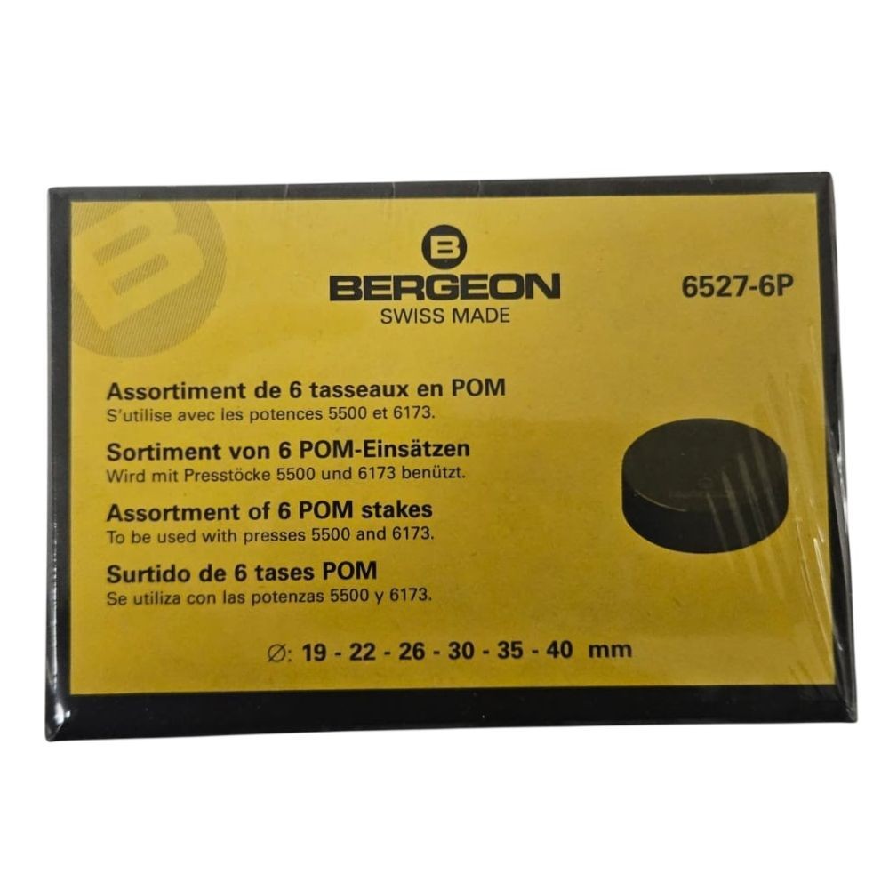 Bergeon 6527-6P for Fitting Mineral Glasses and Closing Cases, for Press