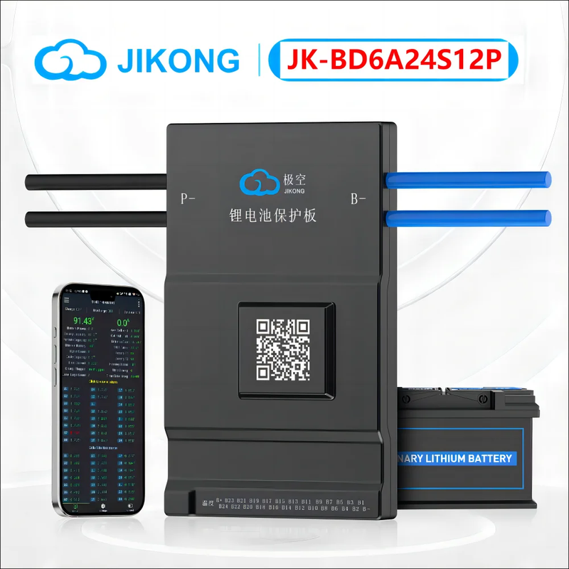 Jk Bms BD6A24S12P Active Balance Bms 8S 10S 12S 16S 17S 20S 24S Smart Bms 60A 10